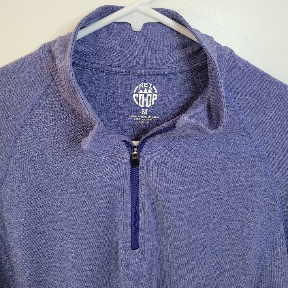 REI Co-op Quarter-Zip Tech Shirt - Women's Size M - Picture 2 of 5